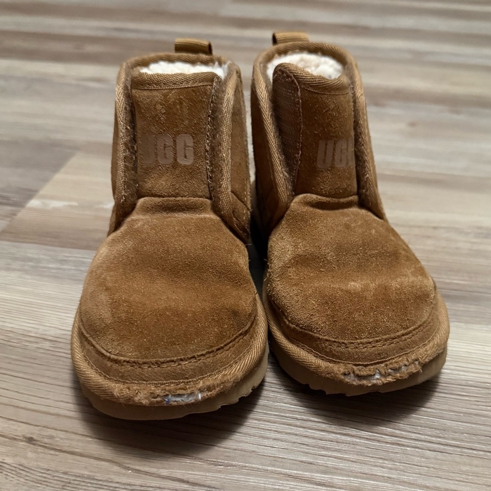 UGG Tan Suede Ankle Boots - Picture 2 of 9